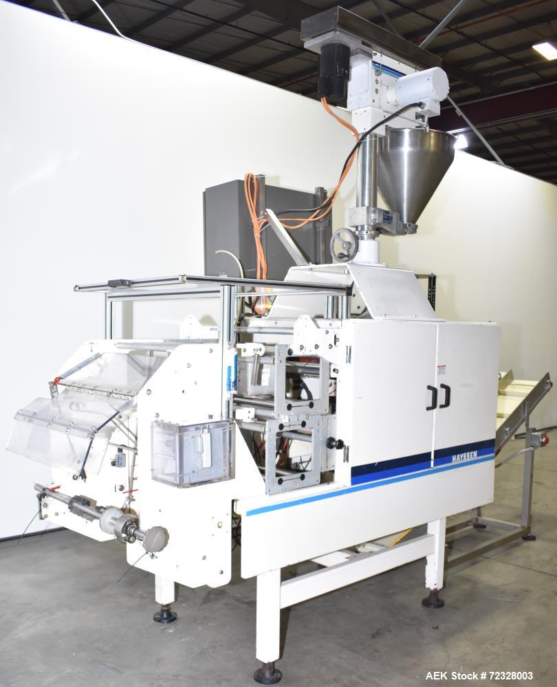 Used Hayssen Vertical Form Fill Seal Bagger with Mateer Auger Filler